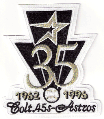 Houston Astros 50th Field Anniversary and Commemorative Patch