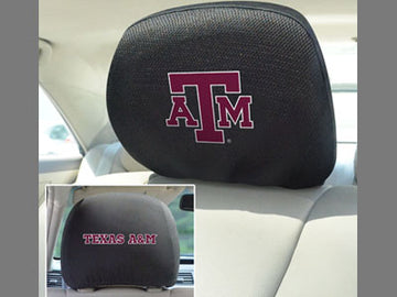 Texas A&M Aggies Head Rest Covers 2-Piece 