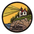 Acadia National Park Patch Travel Memory Badge Embroidered Iron On