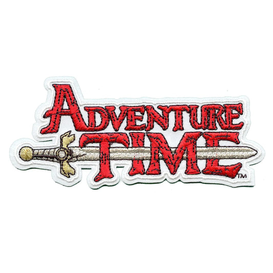 Adventure Time Main Logo Patch Cartoon Network Animation Embroidered Iron On