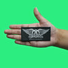 Aerosmith Classic Logo Patch Rock Band Wings Woven Iron On