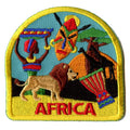 Africa Travel Embroidered Iron On Patch