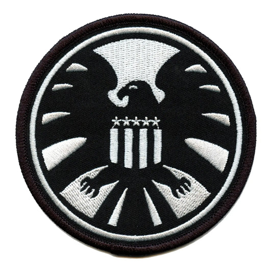 Marvel Comics Agents Of Shield Round Embroidered Iron On Patch 