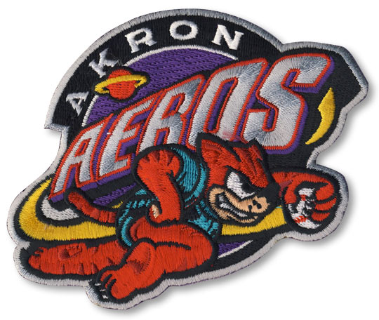 Akron Aeros Primary Team Logo Patch