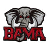 Alabama Elephant Patch BAMA Logo Iron On Embroidered 