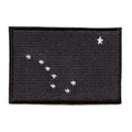 Alaska State Flag Grayscale Patch Embroidered Iron On
