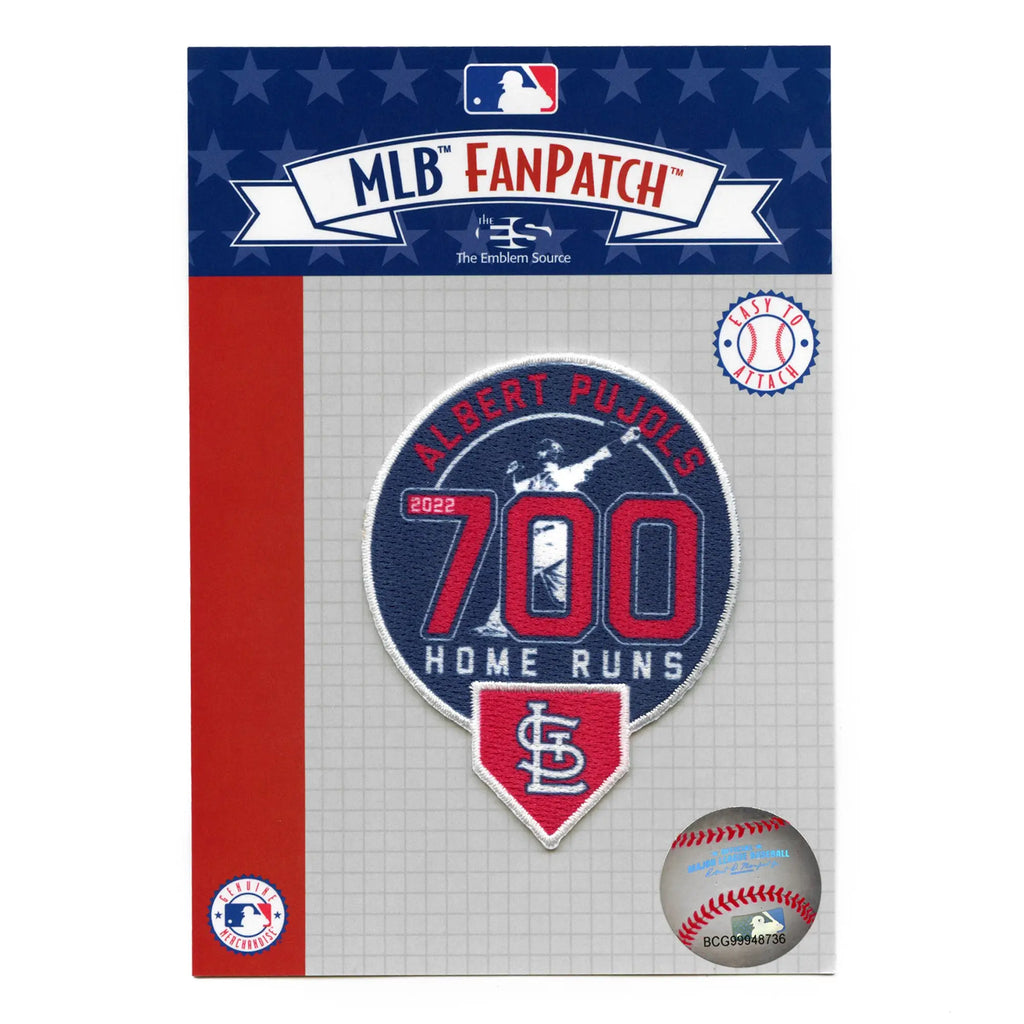 Albert Pujols 700th Home Runs Commemorative Patch St Louis Cardinals (2022)