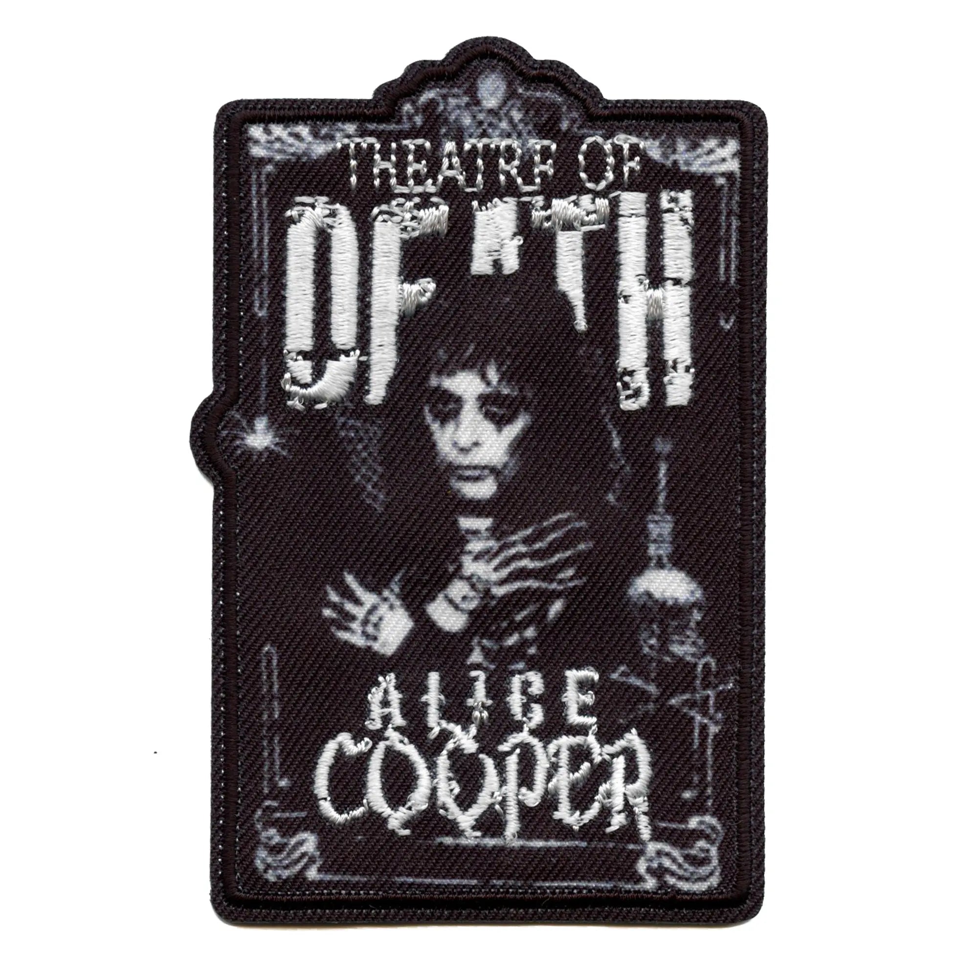 Alice Cooper Theatre Of Death Patch 2010 Live Album Embroidered Iron On