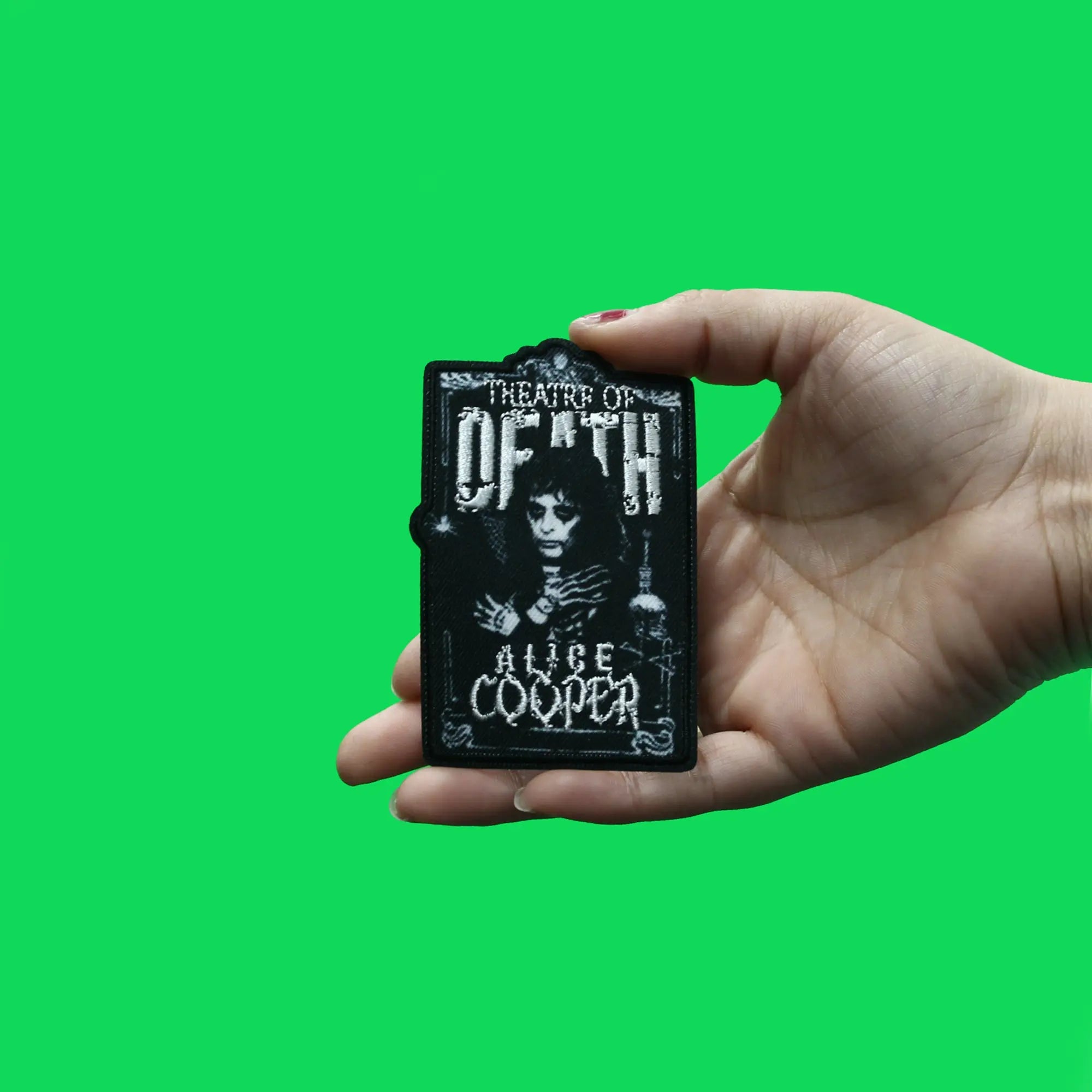 Alice Cooper Theatre Of Death Patch 2010 Live Album Embroidered Iron On