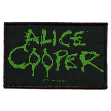 2011 Alice Cooper Patch Green Logo Woven Sew On 