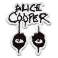 Alice Cooper Iconic Eyes Logo Patch Name Embroidered Iron On