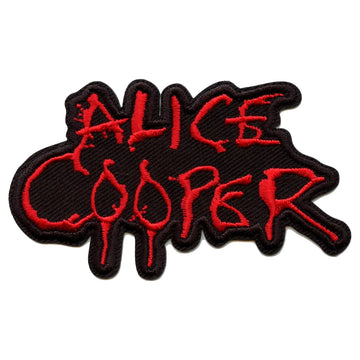 Official Alice Cooper Embroidered Iron On Patch 