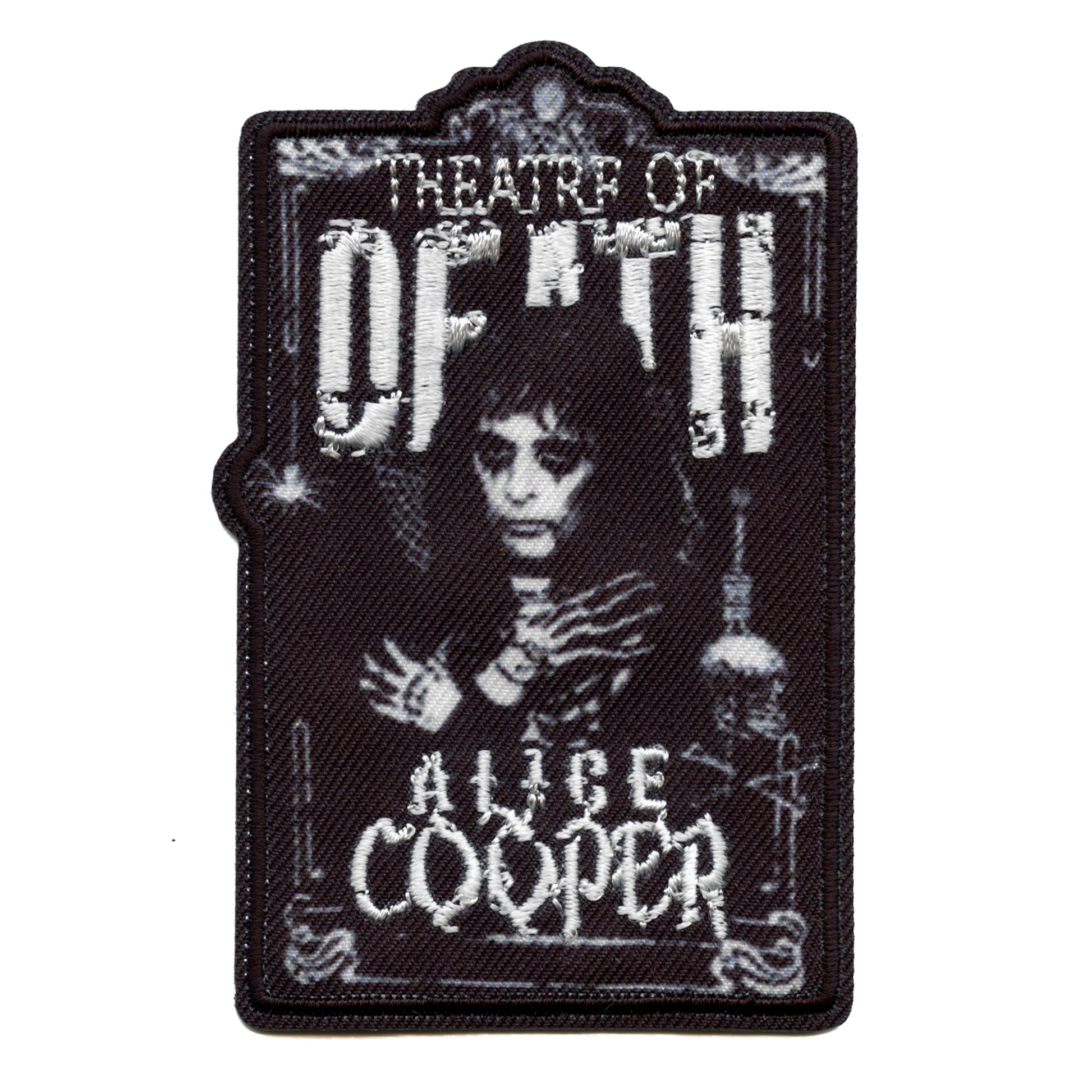 Alice Cooper Theatre Of Death Patch 2010 Live Album Embroidered Iron On 