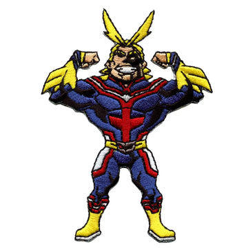 My Hero Academia Anime All Might Full Body Embroidered Iron On Patch 