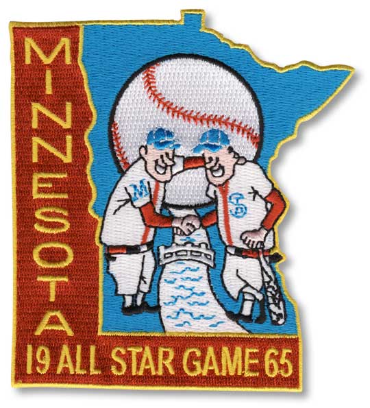 1965 MLB All Star Game Minnesota Twins Metropolitan Stadium Jersey Patch 