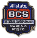 2012 Allstate BCS National Championship Game Patch (LSU vs. Alabama)