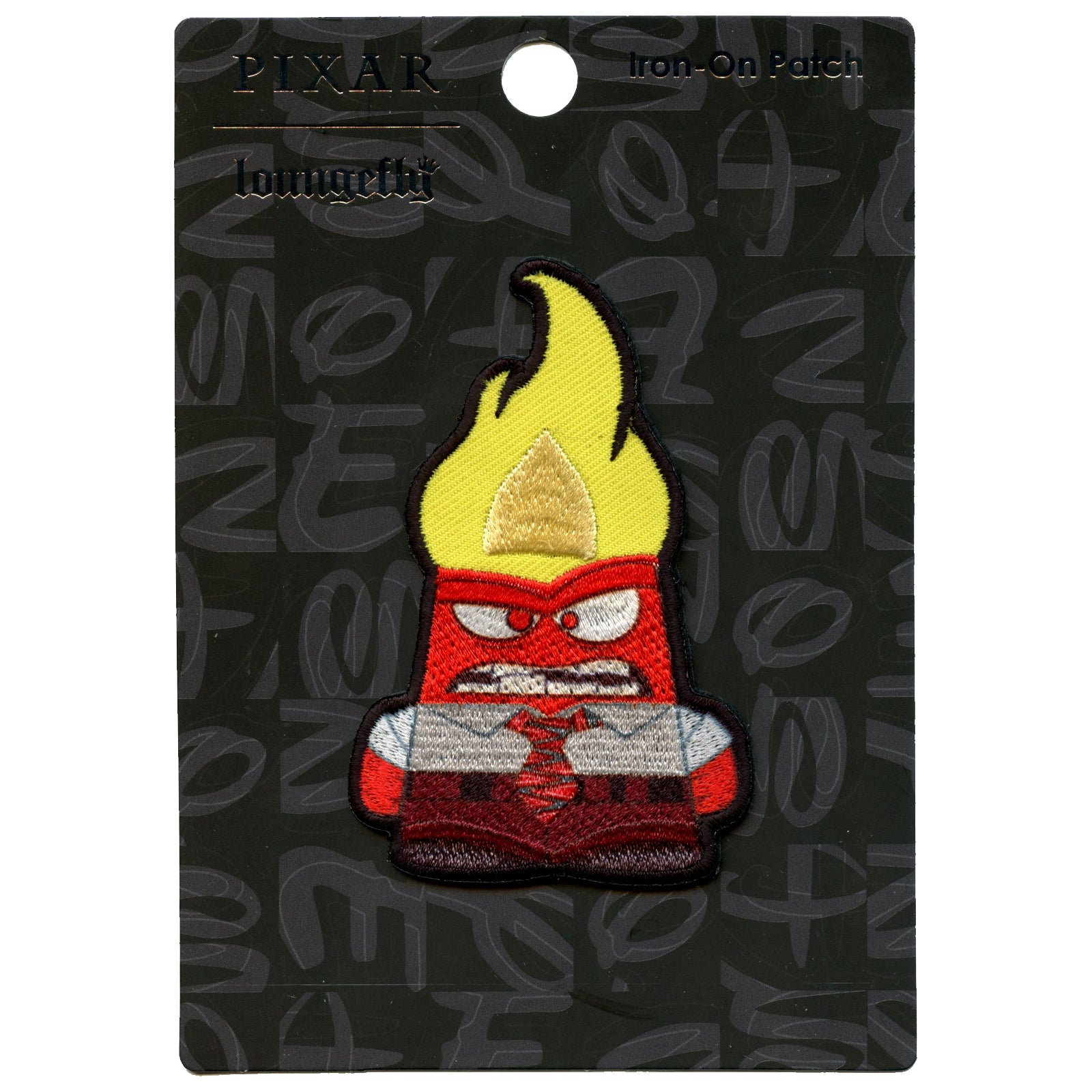 Official Disney's Inside Out Anger Embroidered Iron On Applique Patch 