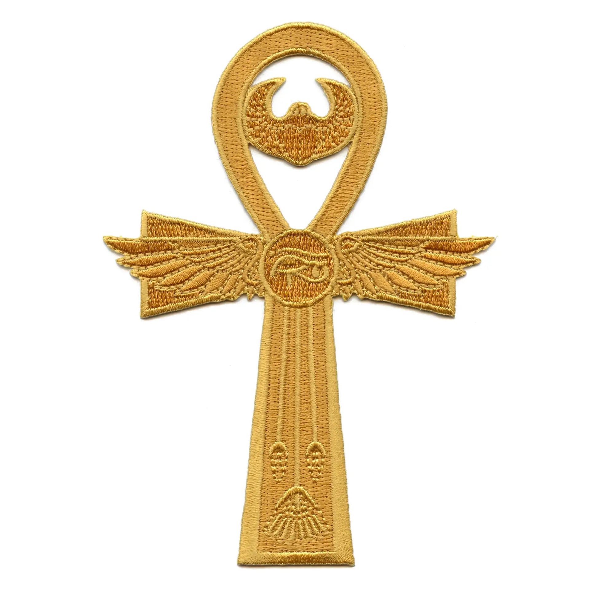 Croix Ankh En Or 18K - Bijou égyptien Artisanal, Neuf Avec étiquettes