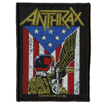 Anthrax Judge Dredd Woven Sew On Patch 