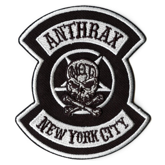 Anthrax Patch NYC Logo Embroidered Iron On 
