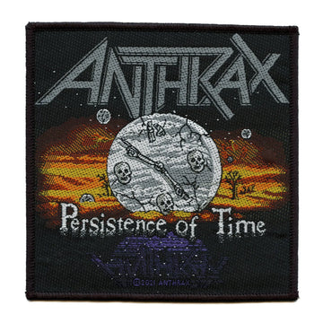 Anthrax Persistence of Time Patch 1990 Album Art Sew On 