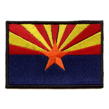 Arizona State Flag Embroidered Iron On Patch 