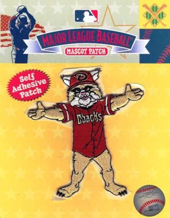 Arizona Diamondbacks Team Mascot 'Baxter the Bobcat' Self Adhesive Patch 