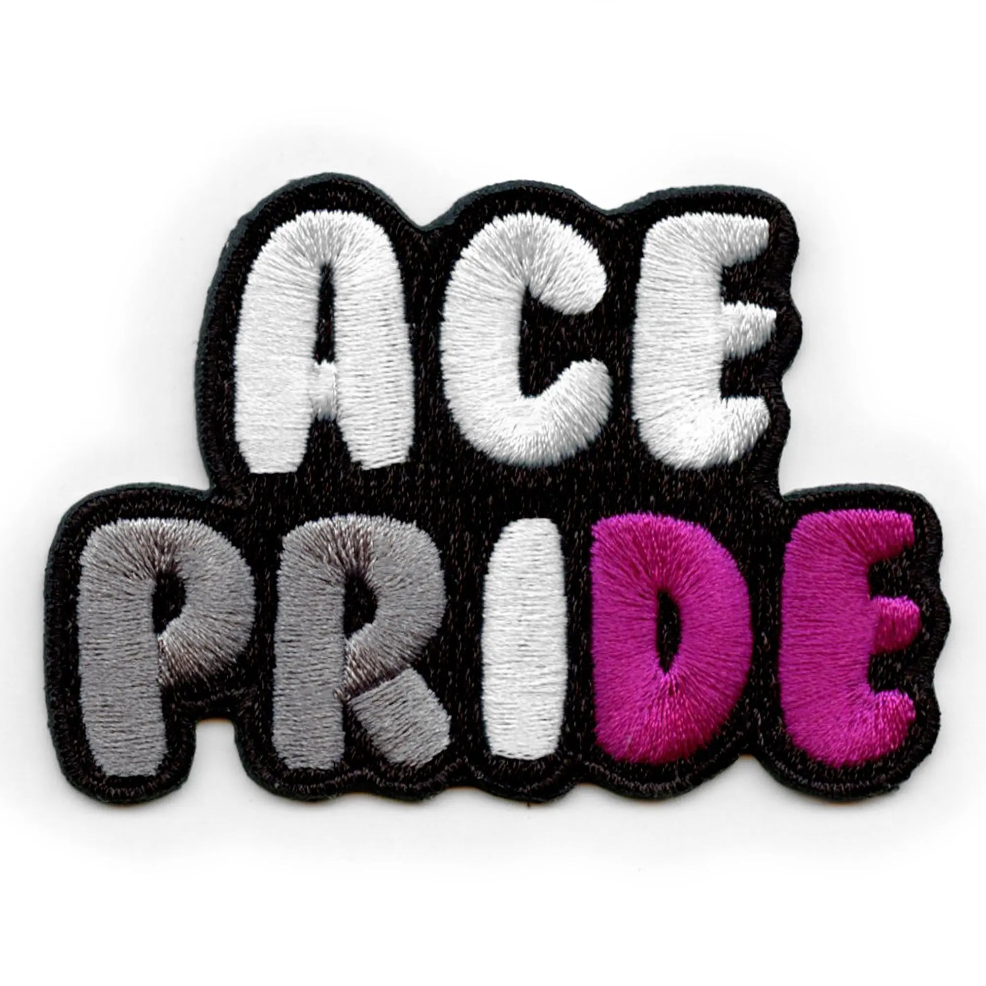 Asexual Pride Colors Patch Aromantic LGBTQ+ Ace Embroidered Iron On ...