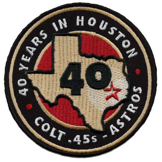 2001 Houston Astros 40th Anniversary Jersey Patch