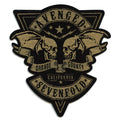 Avenged Sevenfold Orange County Die Cut Woven Sew On Patch