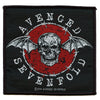 2019 Avenged Sevenfold Distressed Skull Woven Sew On Patch 
