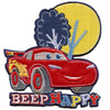 Disney Cars "Beep Happy" Embroidered Applique Patch 