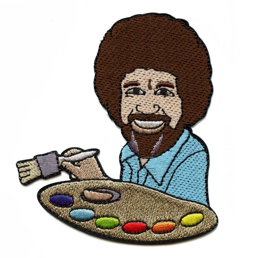 Bob Ross Official Patch Collection Exclusive Embroidered Iron on Patch 