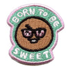 Line Friends BT21 Shooky Patch Born To Be Sweet Embroidered Iron On 