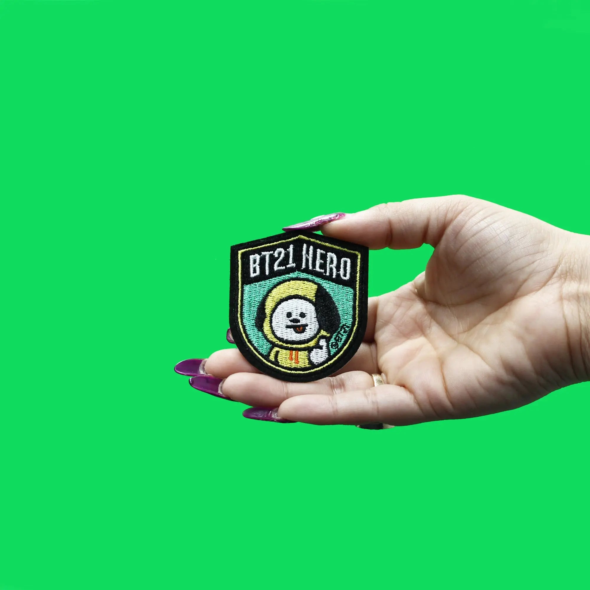 BT21 Hero Chimmy Patch BTS Jimin Embroidered Iron On 