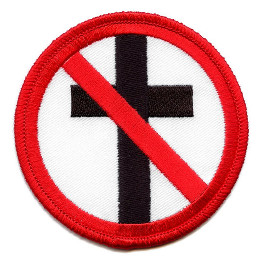 Bad Religion Patch No Cross Embroidered Iron On 