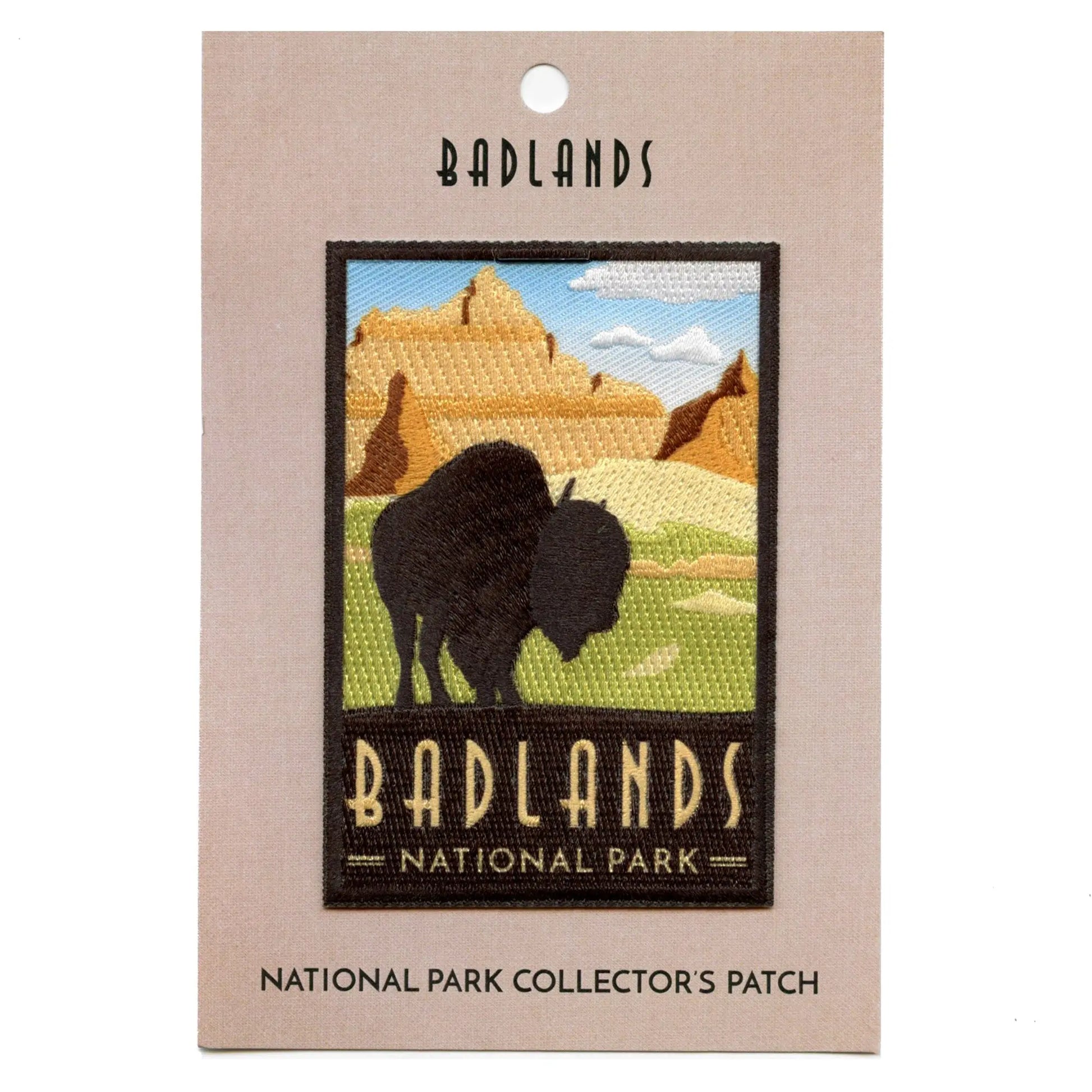 Badlands National Park Patch South Dakota Travel Embroidered Iron On