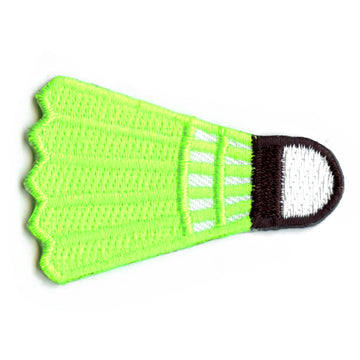 Badminton Birdie Embroidered Iron On Patch 