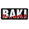 Baki Anime Logo Box Embroidered Iron On Patch 