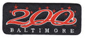 1997 Baltimore Orioles 200th Anniversary of City Patch (Black Version) 