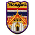 Bangkok Thailand Shield Embroidered Iron On Patch