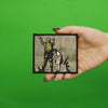 Banksy Girl Frisking Soldier Embroidered Iron On PhotoPatch 