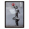 Banksy Graffiti Is A Crime Embroidered Iron On PhotoPatch 