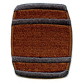 Barrel Emoji Patch Embroidered Iron On