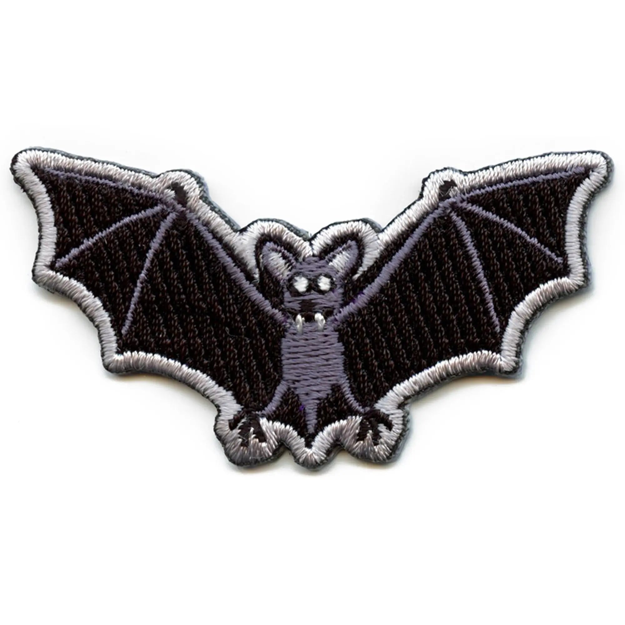 Bat Patch Small Flying Bat Patch Embroidered Iron On – Patch Collection