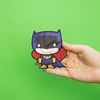 DC Comics Blue Batgirl Emoji Embroidered Iron on Applique Patch 