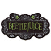 Beetlejuice Marquee Logo Patch Classic Movie Sublimated Iron On