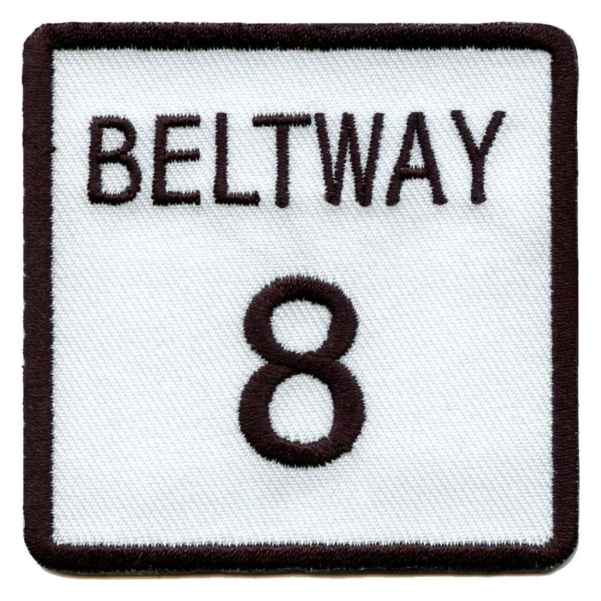 Interstate 8 Sticker Beltway 8 Highway Sign Embroidered Iron On Patch – Patch Collection