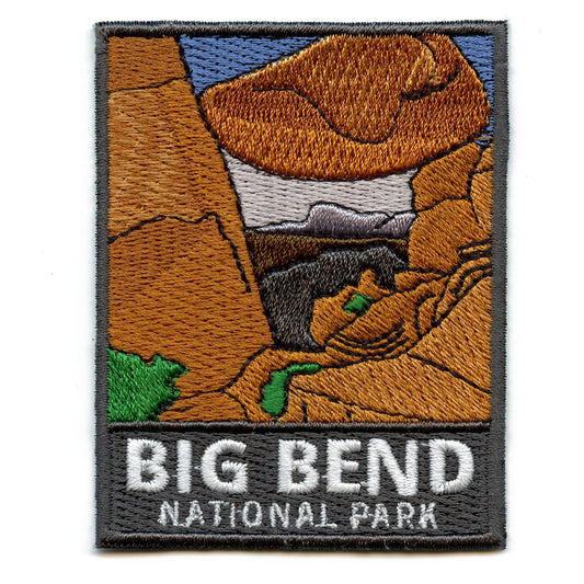 Big Bend National Park Travel Patch Embroidered Iron On Patch 