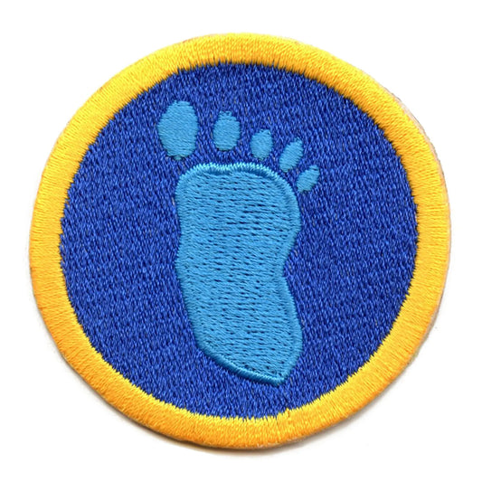 Big Foot Hunting Wilderness Scout Merit Badge Iron on Patch 